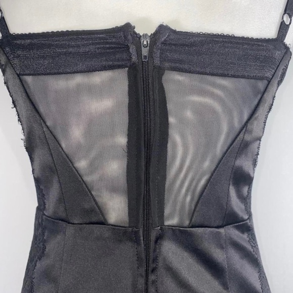 Guess Super Sexy Black Body Con Fitted Mini Dress - Picture 6 of 16